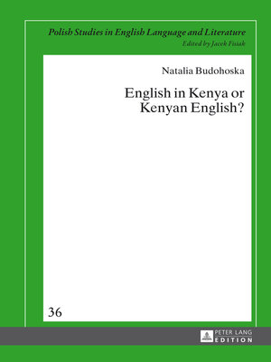 cover image of English in Kenya or Kenyan English?